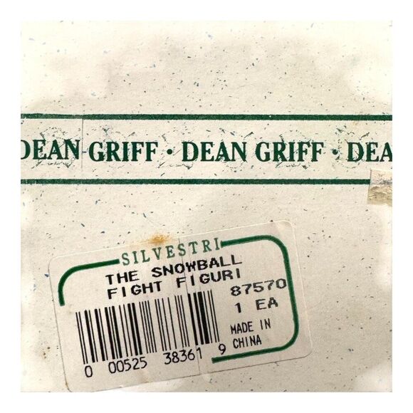 Dean Griff Charming Tails Silvestri The Snowball Fight Mice Winter Christmas - Picture 7 of 9